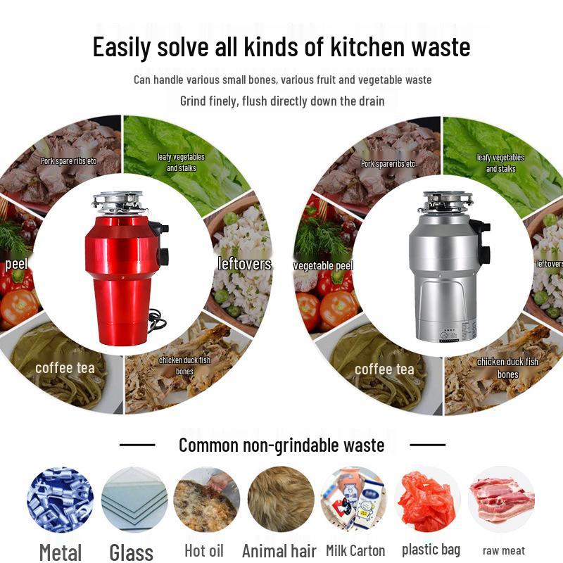 Household Food Waste Grinder & Disposer