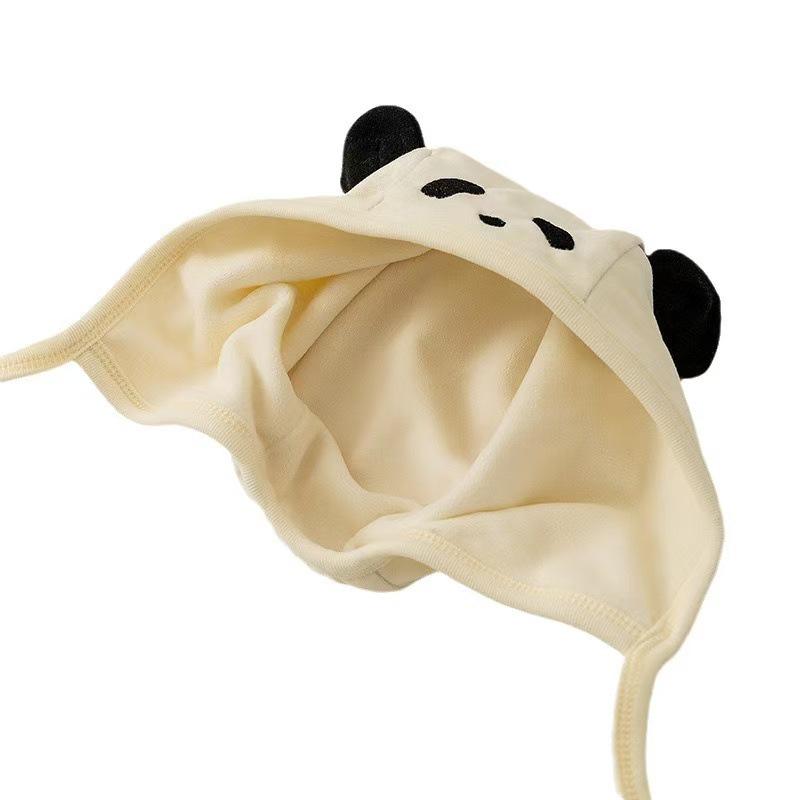 Super süße Baby-Mütze im koreanischen Stil mit Ohrenschutz – Dünne Baumwolle für Frühling & Herbst, Perfekt für Neugeborene, Kleinkinder, Jungen & Mädchen.