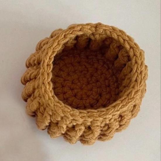 Handmade Crochet Flower Coasters Vintage Rose Flower Bouquet Coaster Unique Coffee Table Decor Accessories