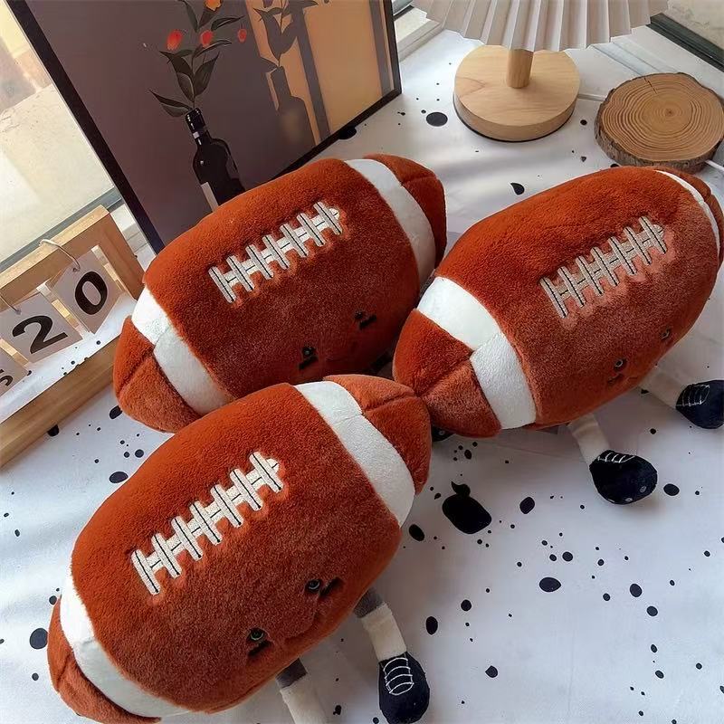 Simulation Rugby Doll Plush Toy Handmade Doll Cartoon Anime Cute Pillow Cushion Home Decoration Children's Birthday Gift To