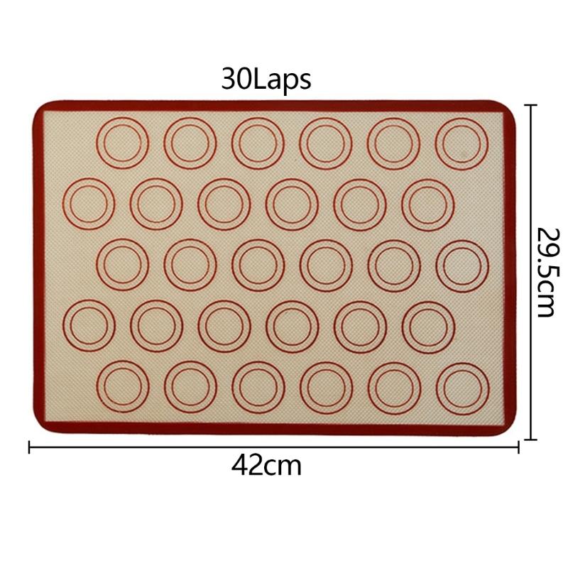 Multifunctional Macaroons Silicone Mats Practical Macaroons Tray Oven Baking Mats for Cake Cookie Pastries Oven Baking X3UC