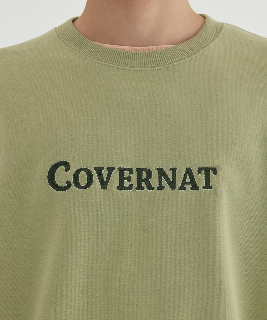 COVERNAT Center Logo Sweatshirt Black