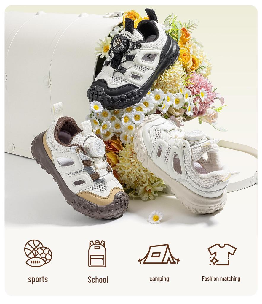 Yingbeimini Spring 2026 Shock Absorption Kids' Sports Shoes: Boys' and Girls' Casual Sneakers