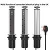 Multi Functional Concealed Electrical Plug Office Desktop Pop up Power Socket Intelligent Lifting Invisible USB Socket