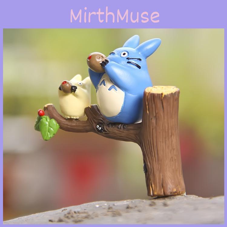 Mein Nachbar Totoro Baum Trinkwasser Szene Modell Gartendekor für Zuhause Büro Geschenk