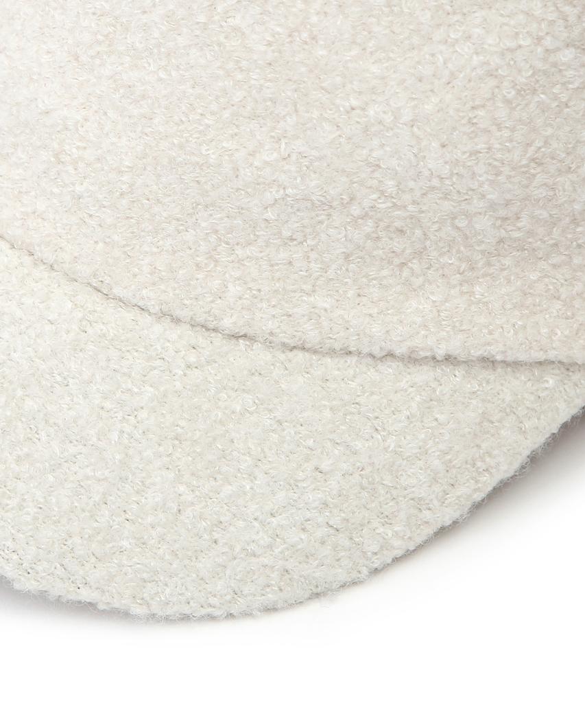 Eondeokeonteulolseutyudio Boucle Winter Bellboy Cap Uniform Cap / Boucle / Cream