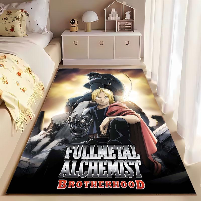 Fullmetal Alchemist Carpet suitable as a non-slip mat for the living room or bedroom sofa