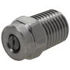 1/4" High Pressure Cleaner Washer Nozzle Stainless Steel Spray Fan Nozzle Tips Head Rotating Turbo 0° 15° 25° 40° Size