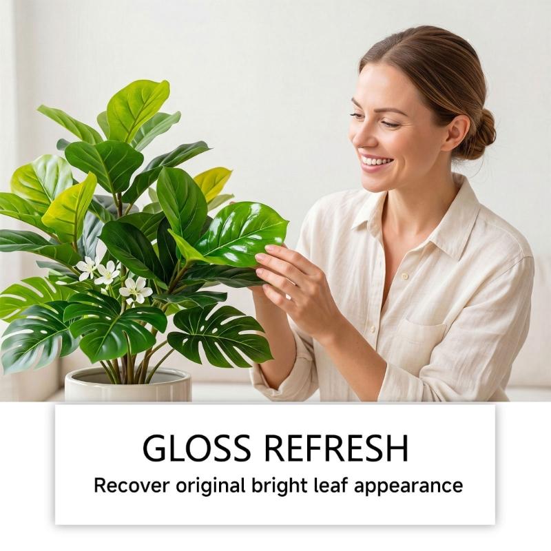 Artificial Plant Dust Cleaner Liquid for Office Display and Shelf Styling, Artificial Flower Cleaning, Display Item Cleaning, Daily Arrangement