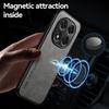 Weiche TPU-Rahmen-Coque für Xiaomi Redmi Note 14 Pro Plus Note14Pro 5G Hülle Leder Auto Magnetische Rückseite für Redmy Note14 Funda