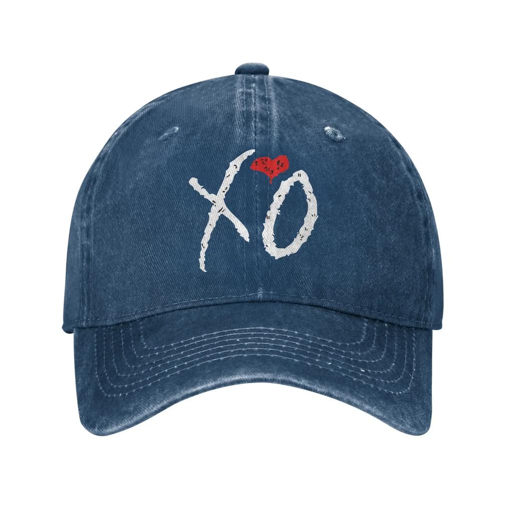 Unisex The Weeknd Muzikinio Turo XO Logotipo Kepurės Aksesuarai Beisbolo Kepurė Klasikinė Trucker Kepurė Reguliuojama