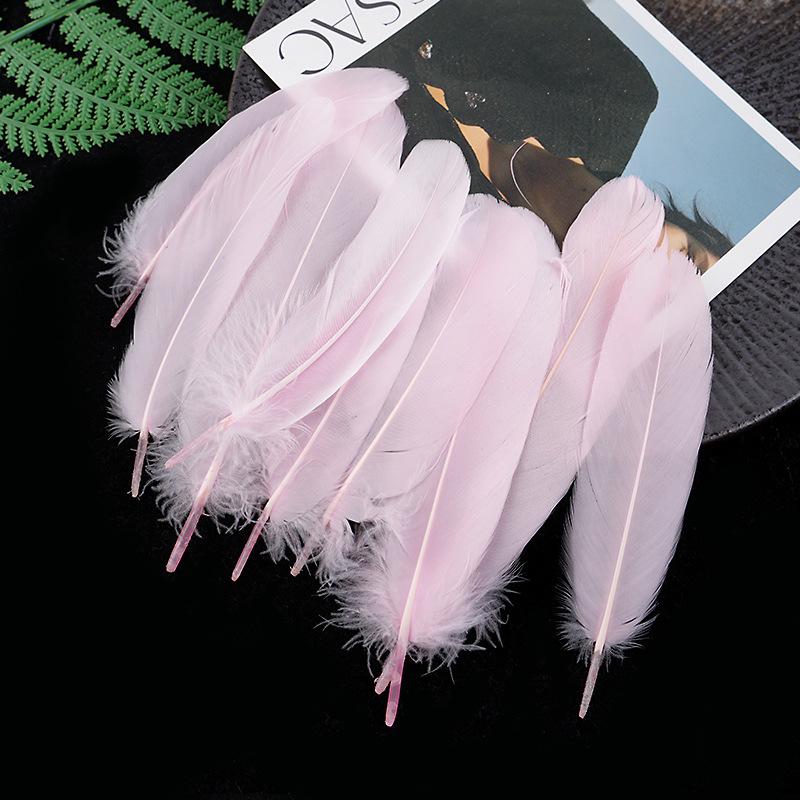 50 Colored Goose Feathers for DIY Dreamcatchers and Art Projects