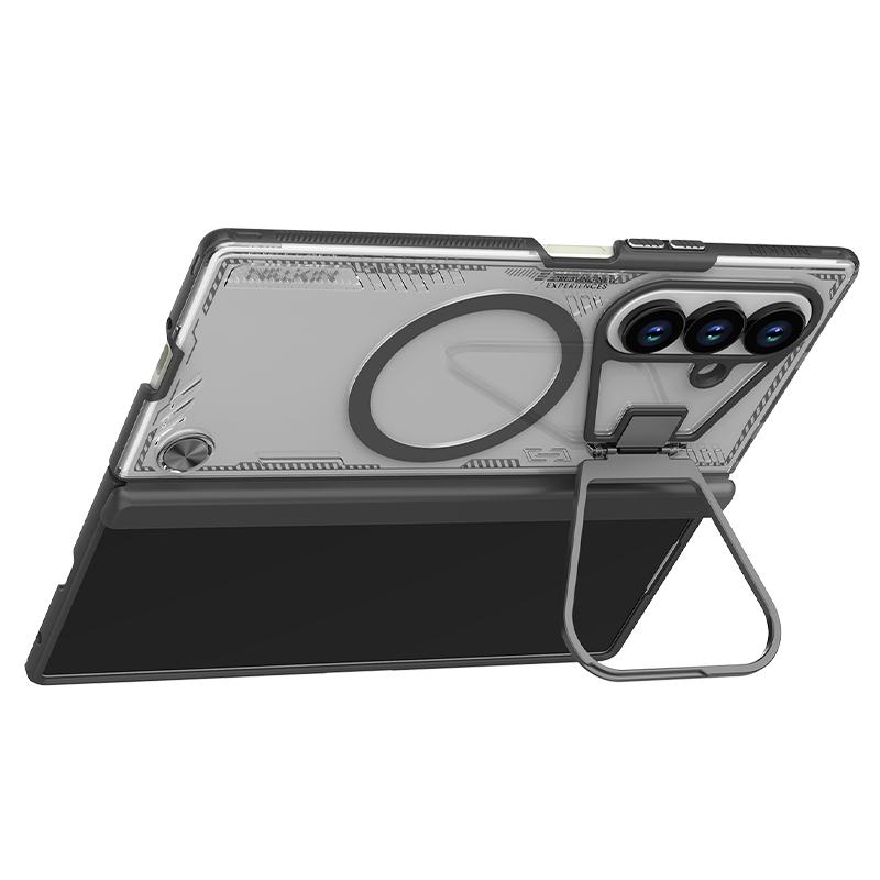 NILLKIN Für Samsung Galaxy Z Fold 7 Handyhülle MagSafe UV-beständig TPU+PC Hartschale