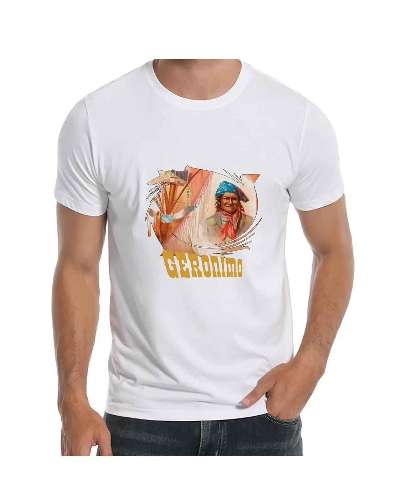 Apache Geronimo Native American Indian Legend shirt for Men Apparel XL