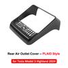 for Tesla Model 3+ Highland 2024 Rear Air Outlet Cover PLAID Style Air Conditioning Vent Protective Cover New Model3 Accessories