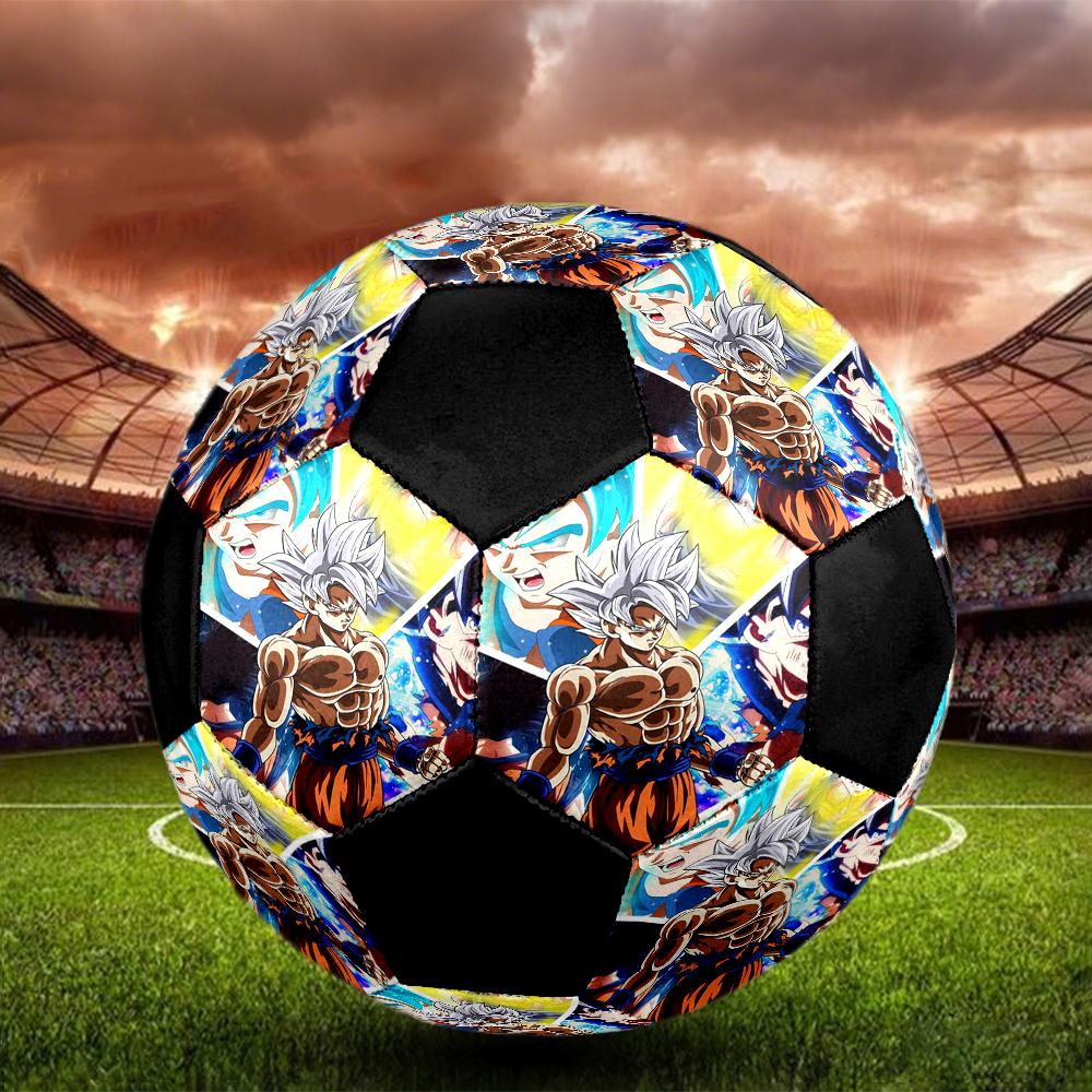 Dragon Ball Indoor Soccer Ball Colorful Machine Stitched PVC Size 5 Team Training Competition Ready Durable High-Bounce Cool Sports Gift