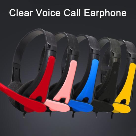 Clear Voice USB Headset with Noise Wired Computer Reduction Mic Perfect for Call
