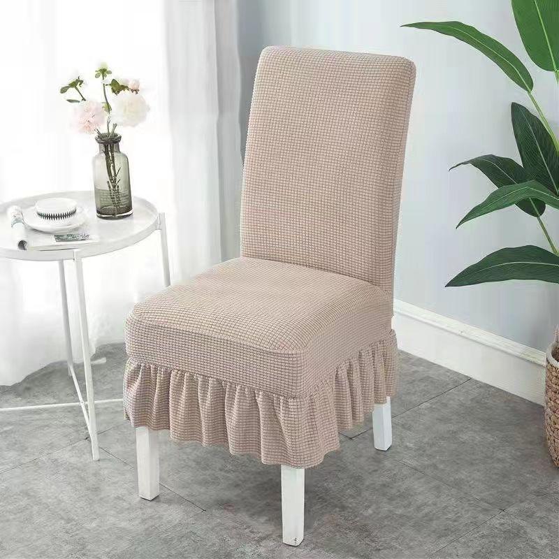 Elastic One-Piece Dining Chair & Stool Cover - Cross-Border Design