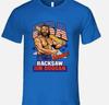 Hacksaw Jim Duggan USA T-Shirt Blau Größe Unisex T-Shirt