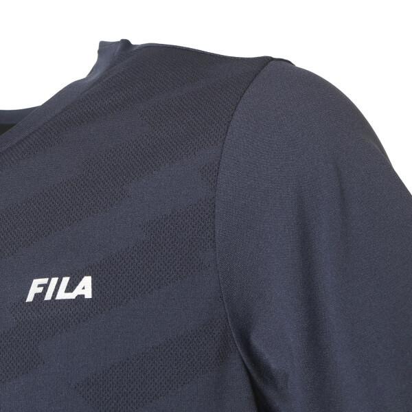 Fila Men S ShorT Sleeve T ShirT Big paTTern fi4hTf6412m