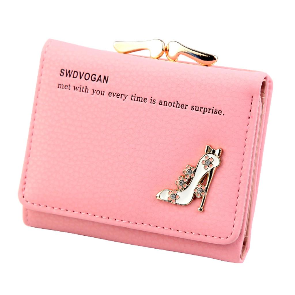 Buy Female Wallet Short High Heel Pattern Women Wallets Wallets Purses