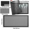 Starke magnetische Lüftungsgitter Magnetstreifen Waschbarer Luftfilter Starker PVC-Rahmen Einfach zu verwenden für Boden-Wand-Lüftungsschlitze