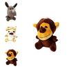 Wholesale Forest Animal Claw Machine Dolls Four Inch Tiger And Lion Plush Toys, Keychain Decorations And Accessories Plush, Pp Cotton, Customizable)