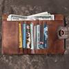 New Women's Wallet Retro Short Casual Leather Wallet with Top Layer Cowhide Buckle Retro Women's European and American Wallet