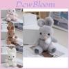 Adorable Llavero de Conejo de Peluche Lindo Oso Encanto para Mochila Muñeca Juguete Decoración