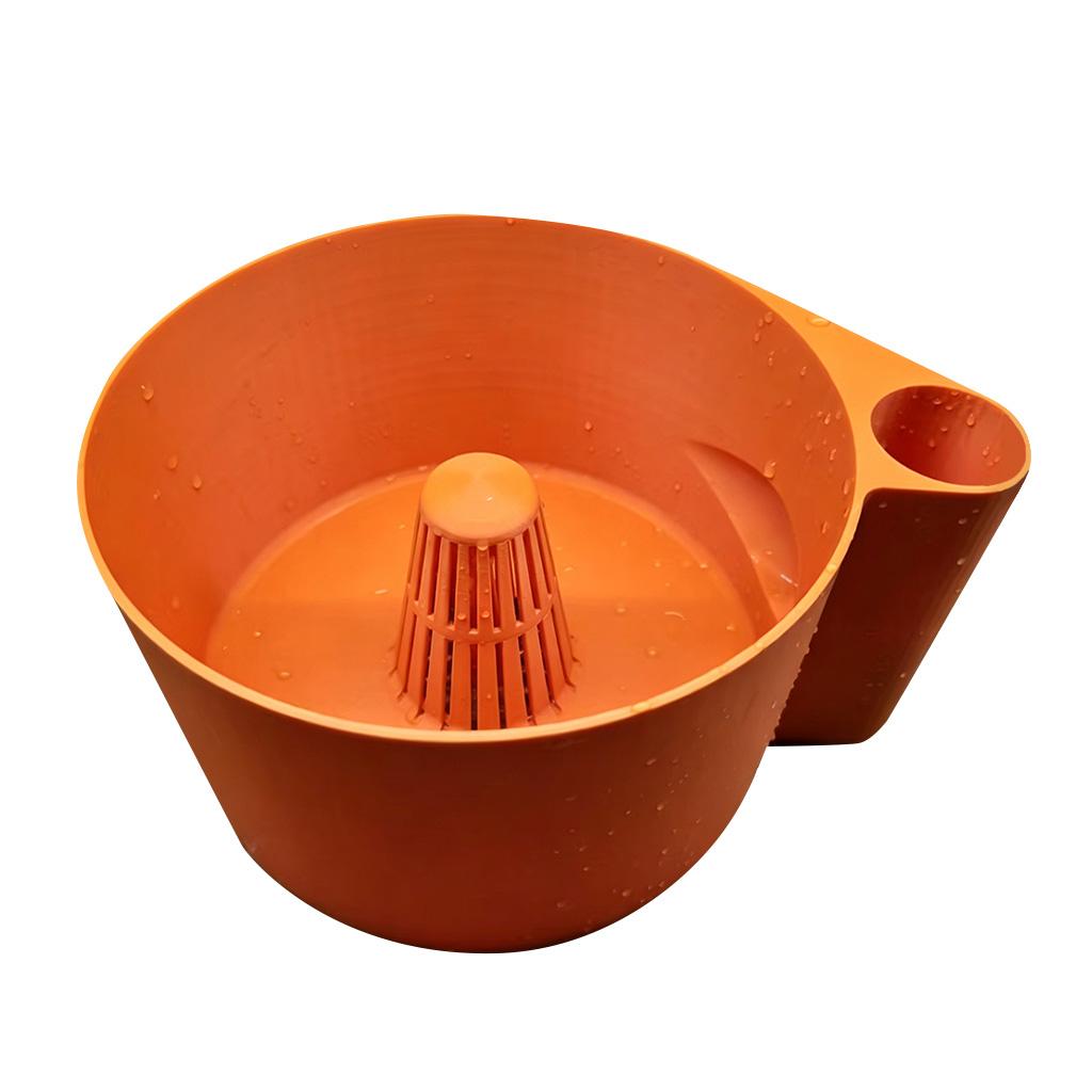 

The Berry Bowl Plastic Berry Cleaner And Strainer With Handle Multi-Functional Kitchen Tool For Washing Blueberries Strawberries Grapes One Size оранжевый