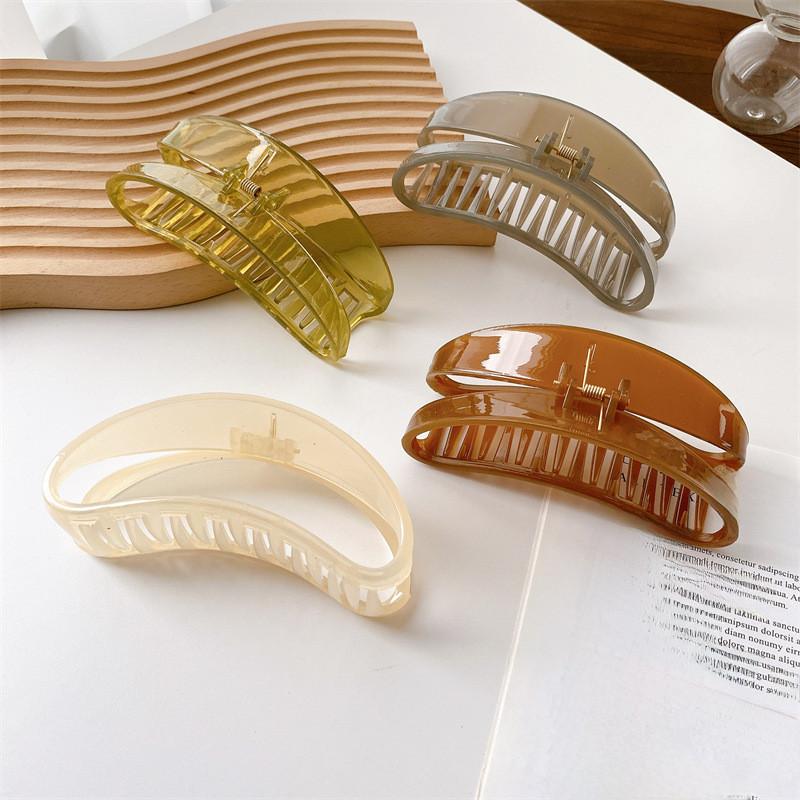 Elegant Vintage 13cm Hair Claw Clip For Women Retro Aesthetic Accessory In Colors Multiple