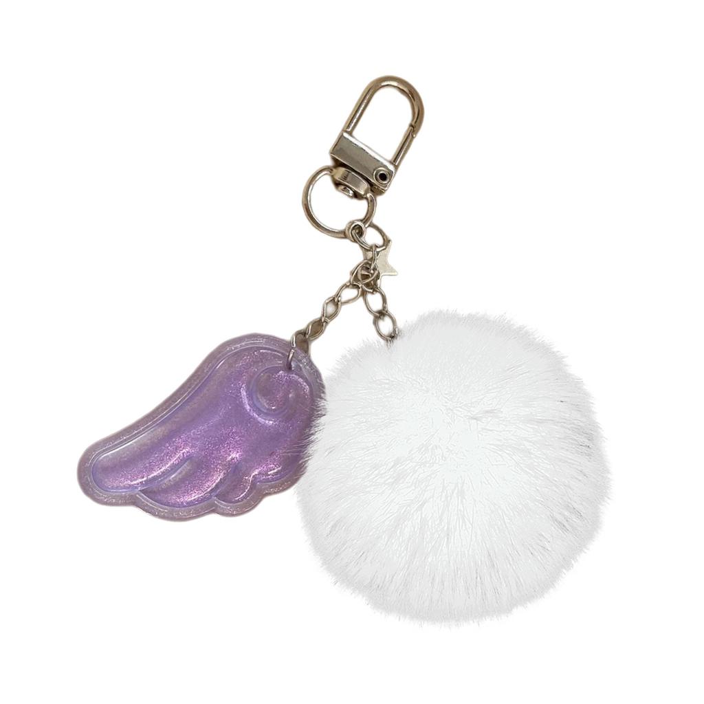 Niedlicher Engel Stern Schlüsselanhänger Schlüsselzubehör Praktischer Schlüsselhalter Cartoon Schlüssel Schmuck Legierung Textur Geeignet für Frau Mädchen