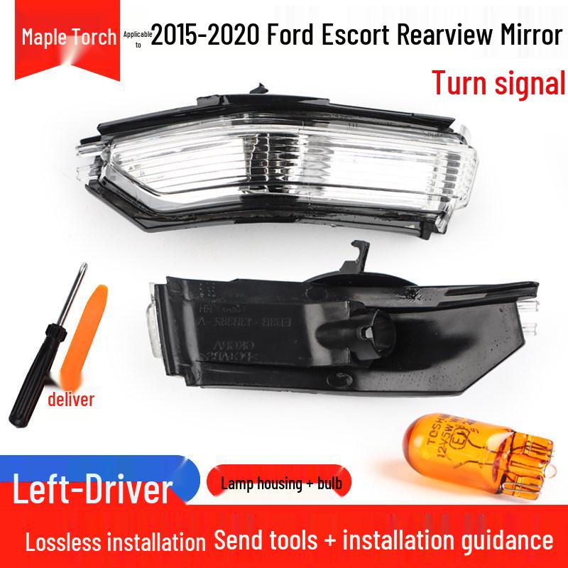 Ford Escort 15-20 Rückspiegelgehäuse Reflektierender Linsenrahmen Zubehör
