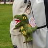 14Cm Cartoon Dinosaur Plush Toy Keychain Fun Tyrannosaurus Rex Small Doll Girl Bag Decoration Pendant Plush Dinosaur Doll Gift
