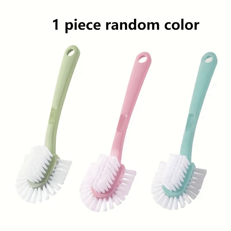1 Multi-angle Shoe Brush Set, Light Green Polyester Fiber, Multifunctional Tool Suitable for Laundry and Shoe Cleaning, Can Also