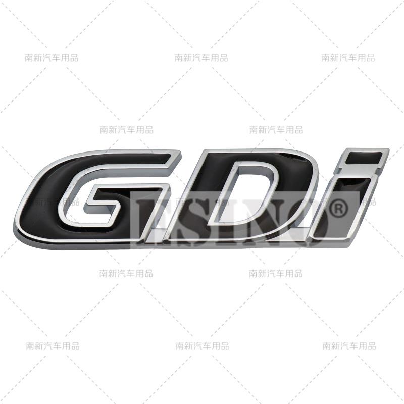 Car Trunk Zinc Alloy Adhesive Badge 3D GDi Emblem Rear Body Tailgate Adhesive Badge for Hyundai Sonata IX35 Tucson Elantra R1