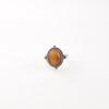 Yellow Tiger's Eye Gemstone 925 Fine Silver Jewelry Handmade Healing Stone Ring RR-9-28