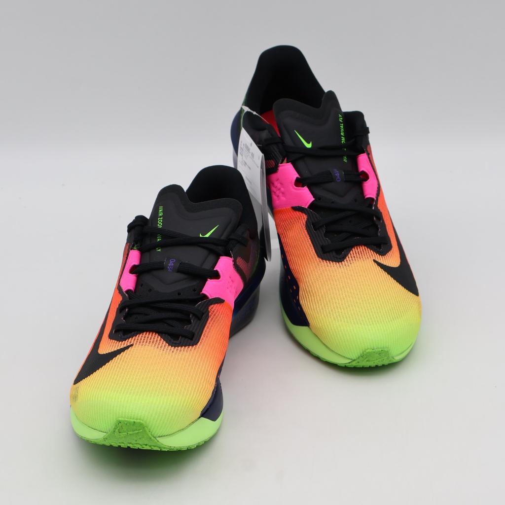 IO9565-400 Nike Air Zoom Rival Fly 4 Dark Obsidian Ghost Green Pink (Men's)