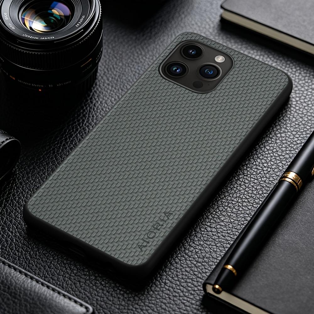 Phone Case: New Fashion Phone Case for iPhone 15 14 13 Pro Max Plus Business Casual Faux Synthetic Leather Phone Cover