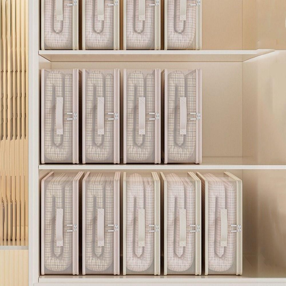 2Pcs Divided Clothes Quilt Storage Bag Large Capacity Blanket Sorting Bags Bedroom