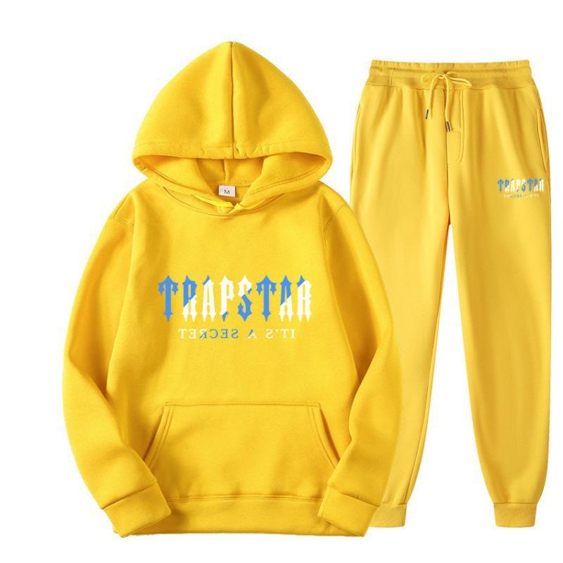 2023 New Fashion Men's and Women's Hoodies Set Fleece Sweater Casual Sports Two-piece Set Couple Set
