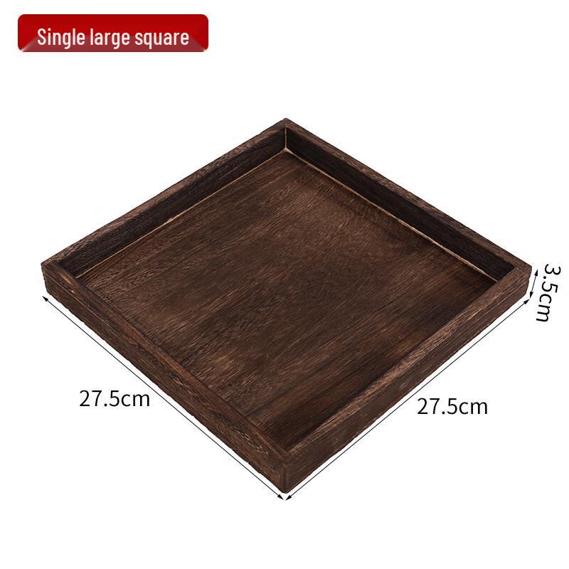 Abay 7-Piece Chinese Wooden Tea Ceremony Tray Set