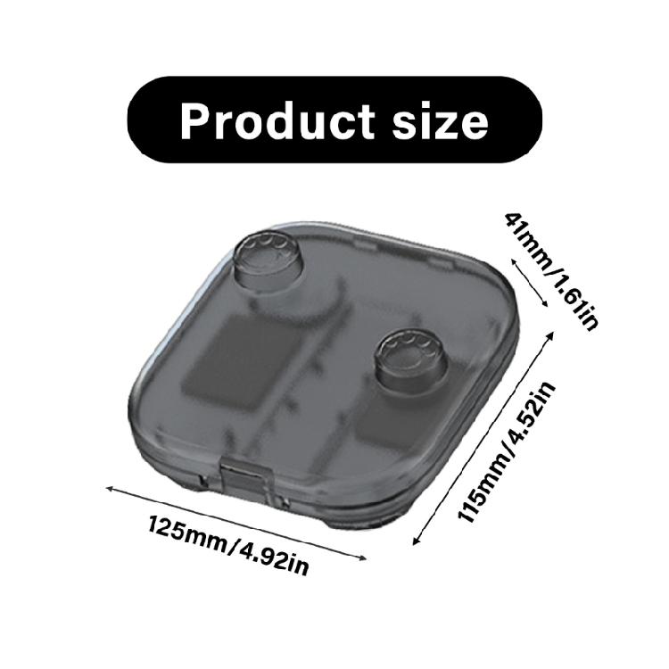 Travel Carry Case Gaming Accessory for NS2 Controller Storage Case Transparent Protective Box Scratchproof