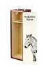Ardennes Horse - Wine Box with a Horse, Alcohol Box with Graphics, Personalized Gift Box from the Art-Dog Brand