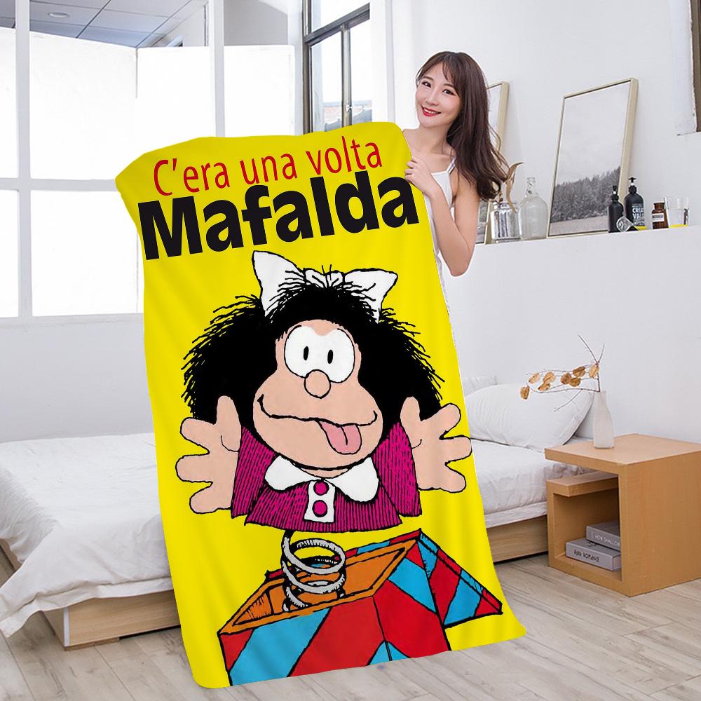 Cartoon M-Mafalda Microfiber Beach Towel Absorbent Quick dry Soft Yoga Swimming Resort Mountain Climbing Towel