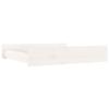 VidaXL Tiroirs de lit 2 pcs blanc Bois de pin massif 814980