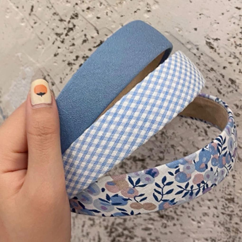 Women's Bandana Hairband Paisley Flower 3-piece