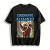Cocofanto Elefanto Kokoselefant Grafik Lässiges T-Shirt Reines Baumwoll-T-Shirt