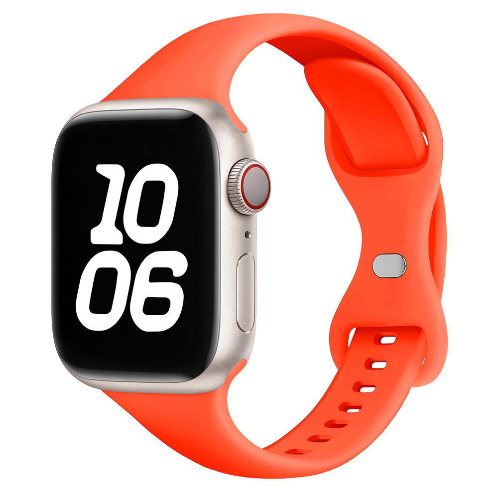 Slim Silicone band For apple watch 11 10 46mm Ultra 3-2 49mm series 9-8-7 41mm 45mm 44mm sport bracelet iwatch 4 6 5 SE 3 Strap