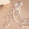 Imitation Pearls Tassels Waist Chain for Women Adjustable Body Chain Beach Jewelry Accessory Wedding Accessories